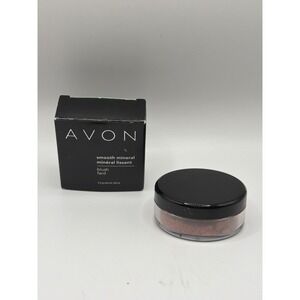 NOS 2007 Avon Smooth Mineral Blush 2.5g M02 Blushed Pink Loose Powder Makeup
